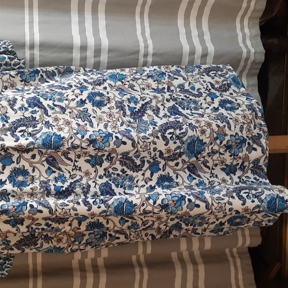 Knox Rose Blue and White Floral Dress Size XXL - Picture 2 of 7